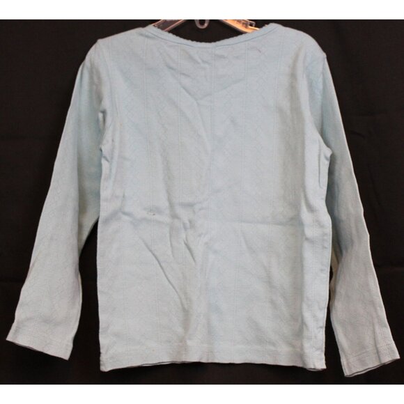 NEW 2001 Gymboree Sweet Chic Light Blue Shirt Stripe Diamond Long sleeve Sz XL 6 - Picture 3 of 5